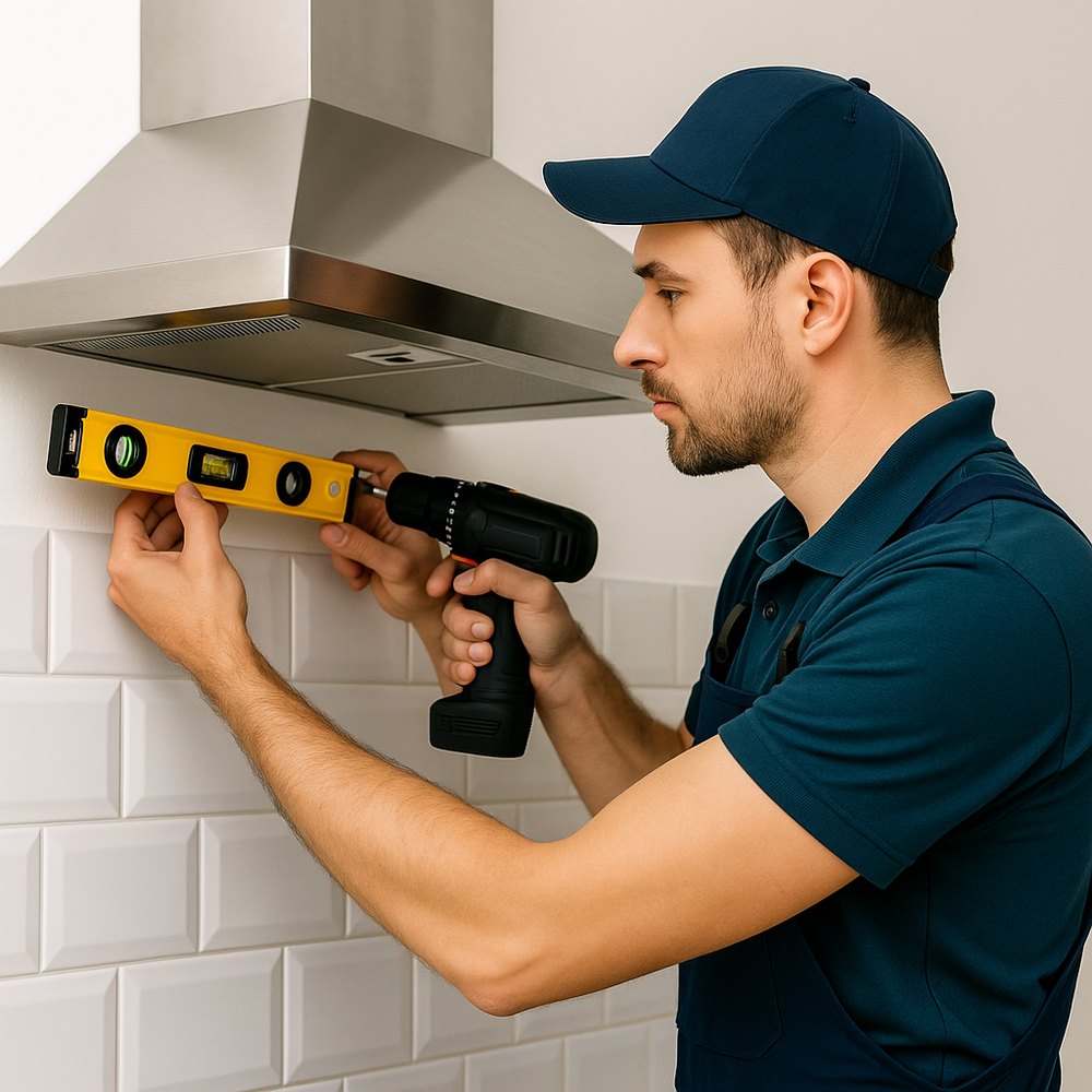 Instala&ccedil;&atilde;o e conserto de coifa